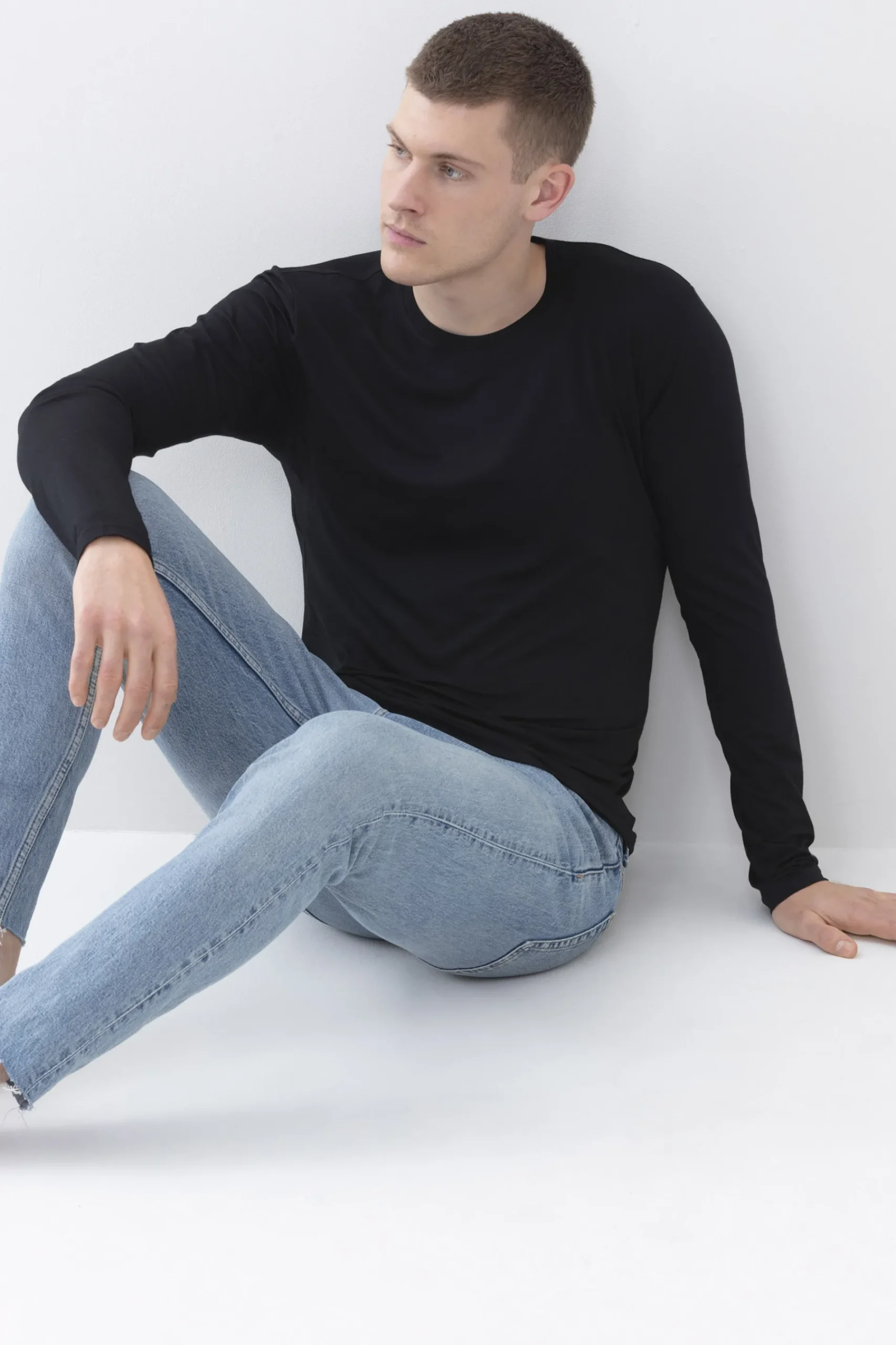 Heren Mey Functioneel Ondergoed*Hybride T-shirt | Lange mouwen Serie Hybrid T-Shirt