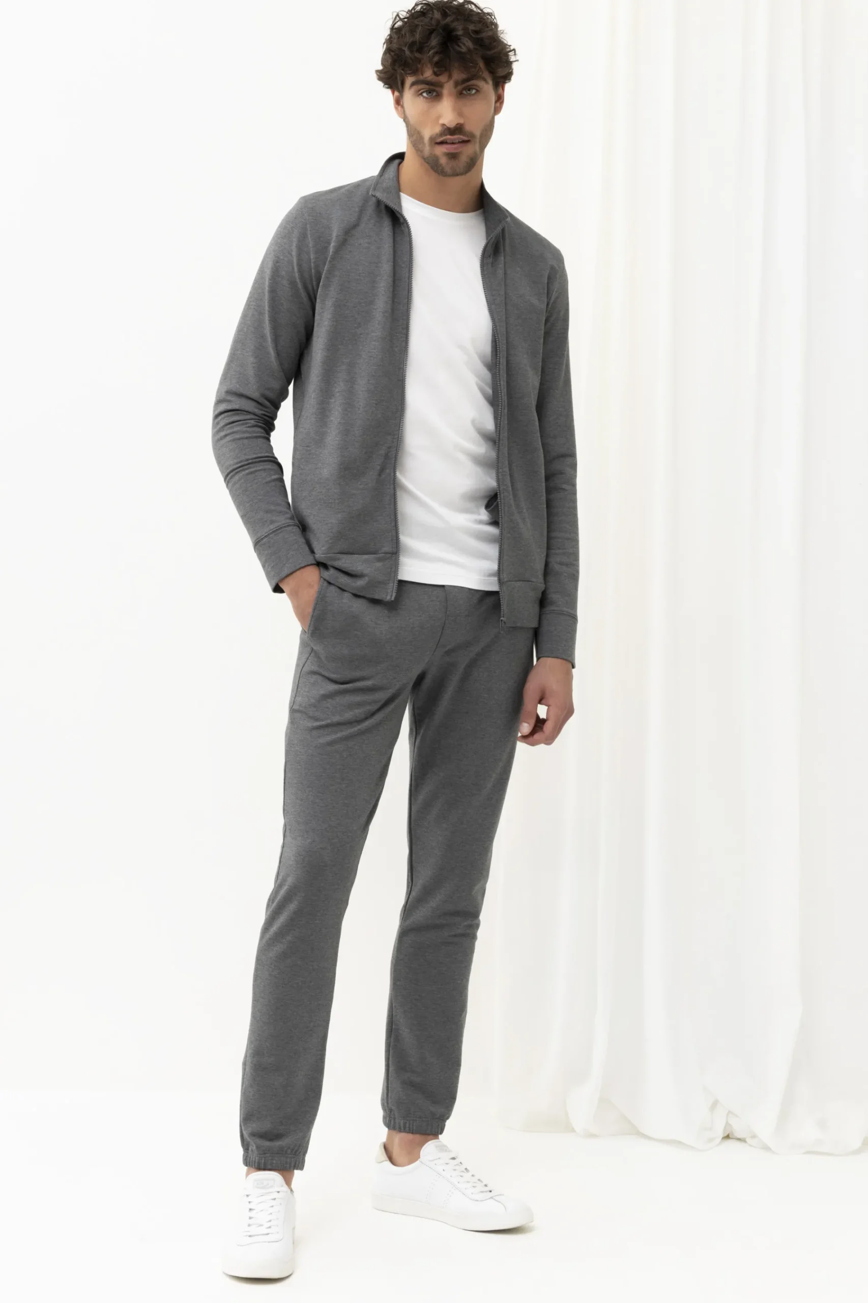 Heren Mey Loungewear Grote Maten|Bovenstukken*Jas met ritssluiting Serie Enjoy