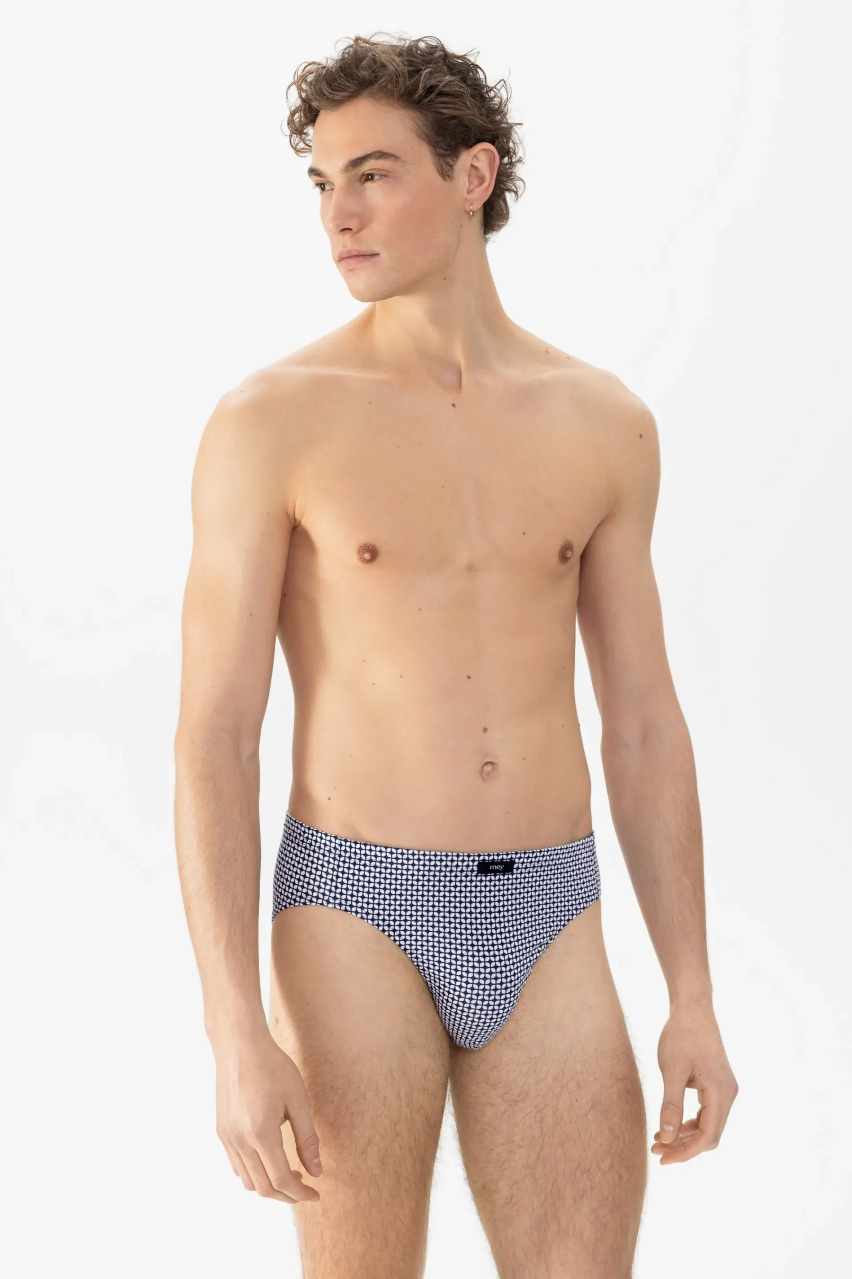 Heren Mey Shorties*Jazz-pants Serie Blue Geo
