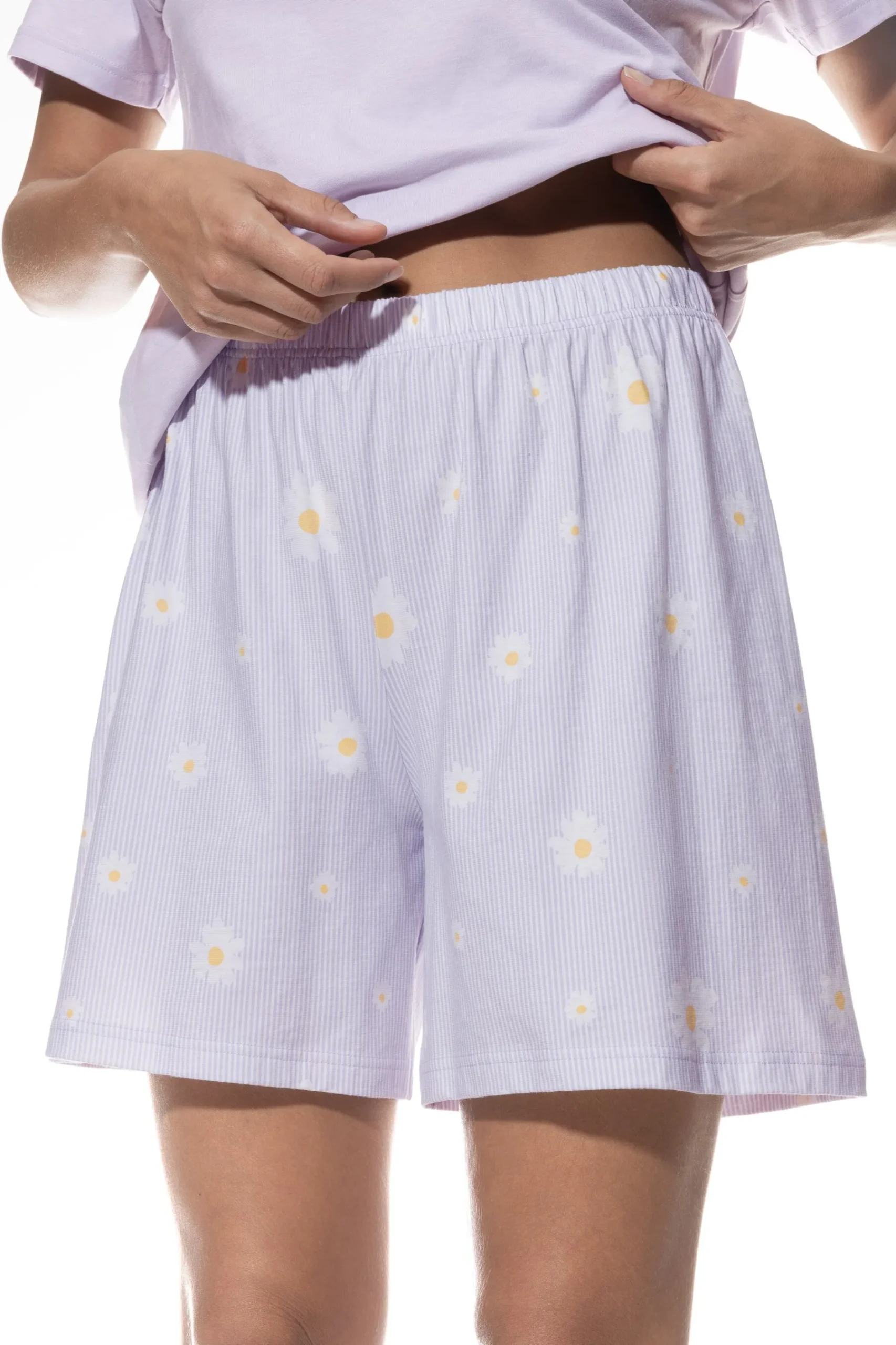DAMES Mey Pyjama's*Korte pyjama Serie Daisy Dreams