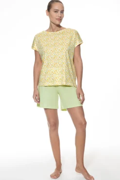 DAMES Mey Pyjama's*Korte pyjama Serie Lemon Dots