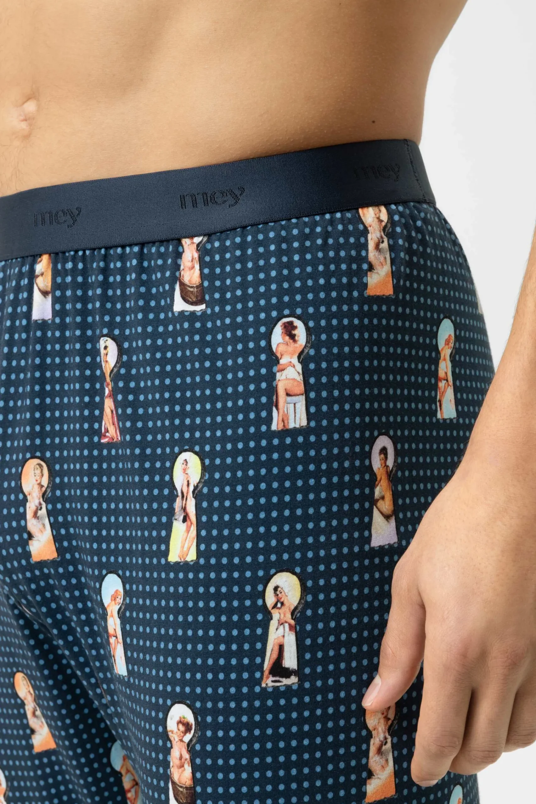 Heren Mey Broeken|Mix & Match*Lange broek Serie Keyhole And Pin Up