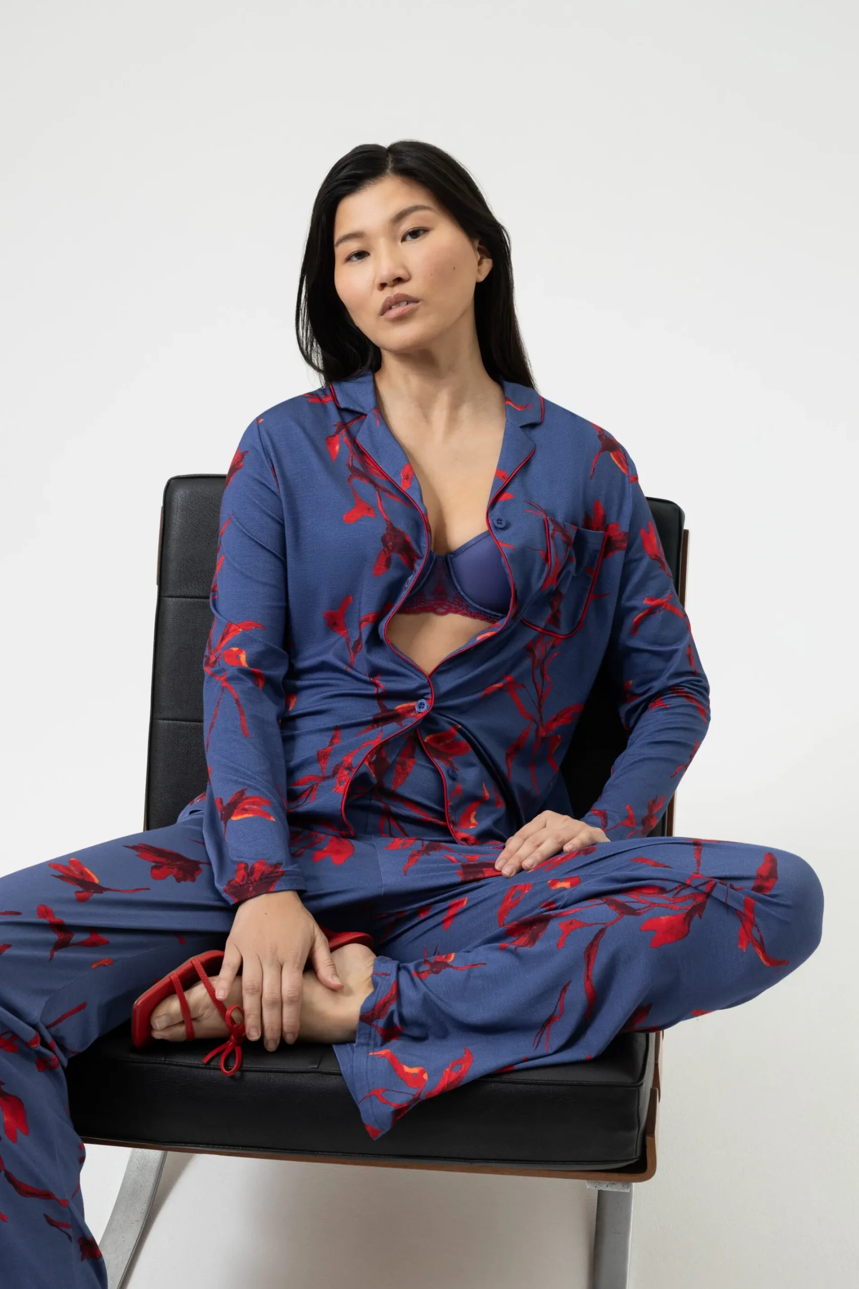 DAMES Mey Pyjama's*Lange pyjama Serie Royal Garden