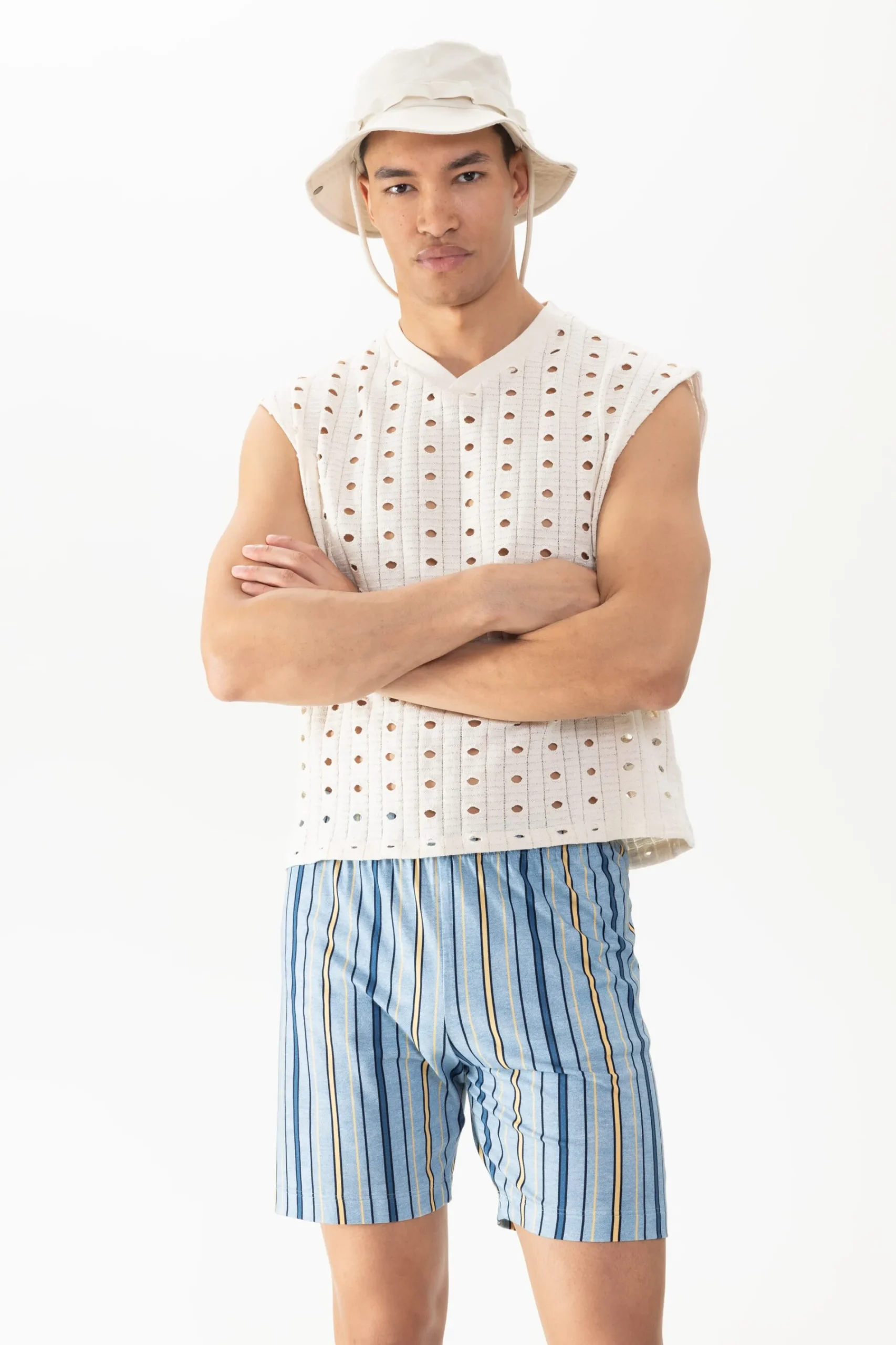 Heren Mey Broeken*Loungebroek Serie Stripes Connection