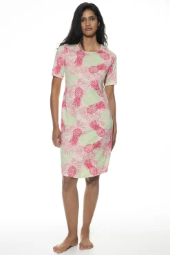 DAMES Mey Nachthemden*Nachthemd met korte mouwen Serie Pink Pineapple