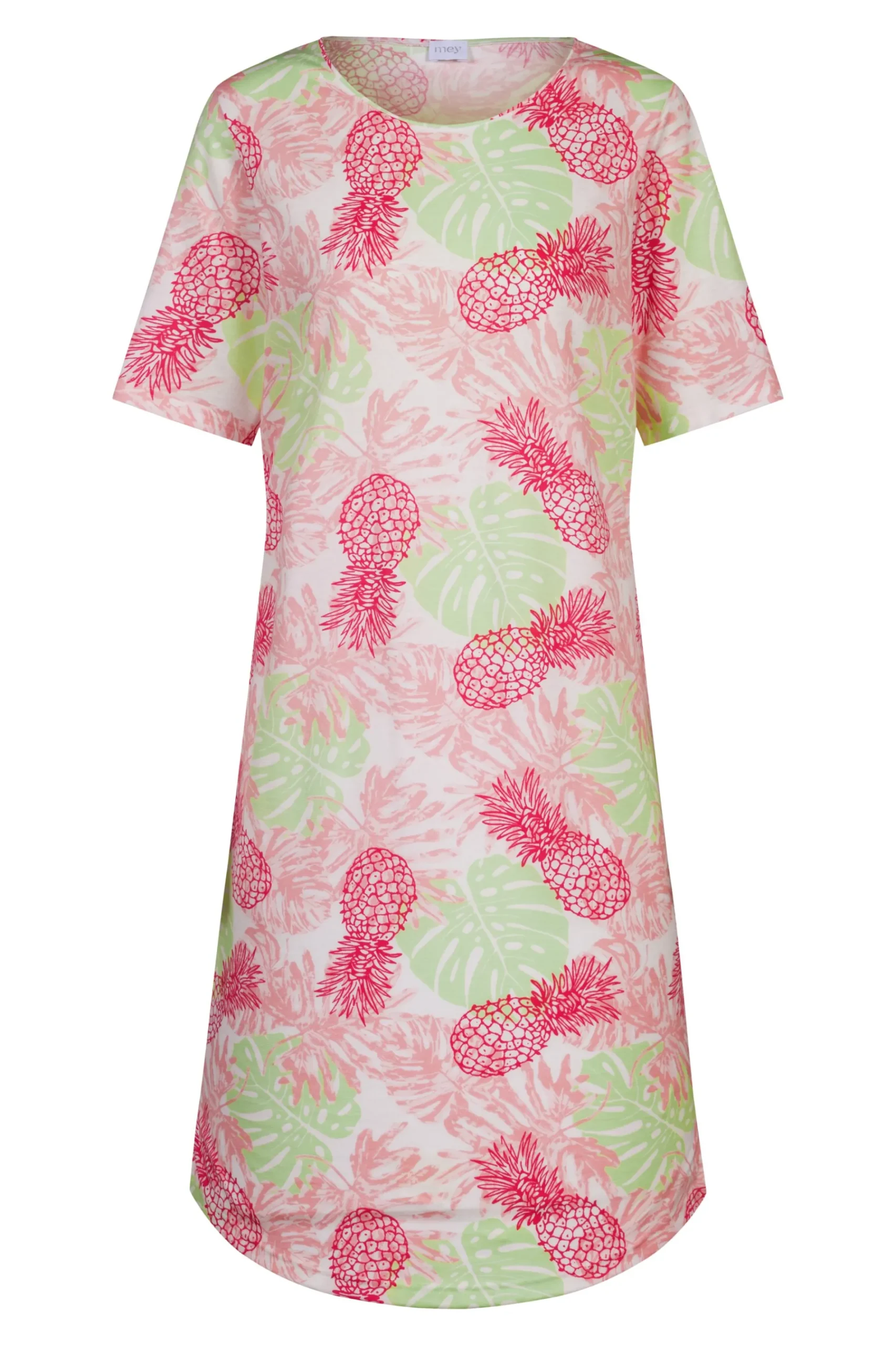 DAMES Mey Nachthemden*Nachthemd met korte mouwen Serie Pink Pineapple