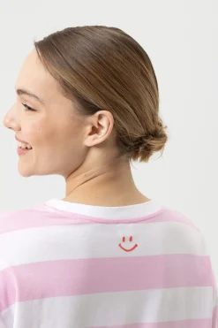 DAMES Mey Nachthemden*Nachthemd met lange mouwen Serie Streaked Lines