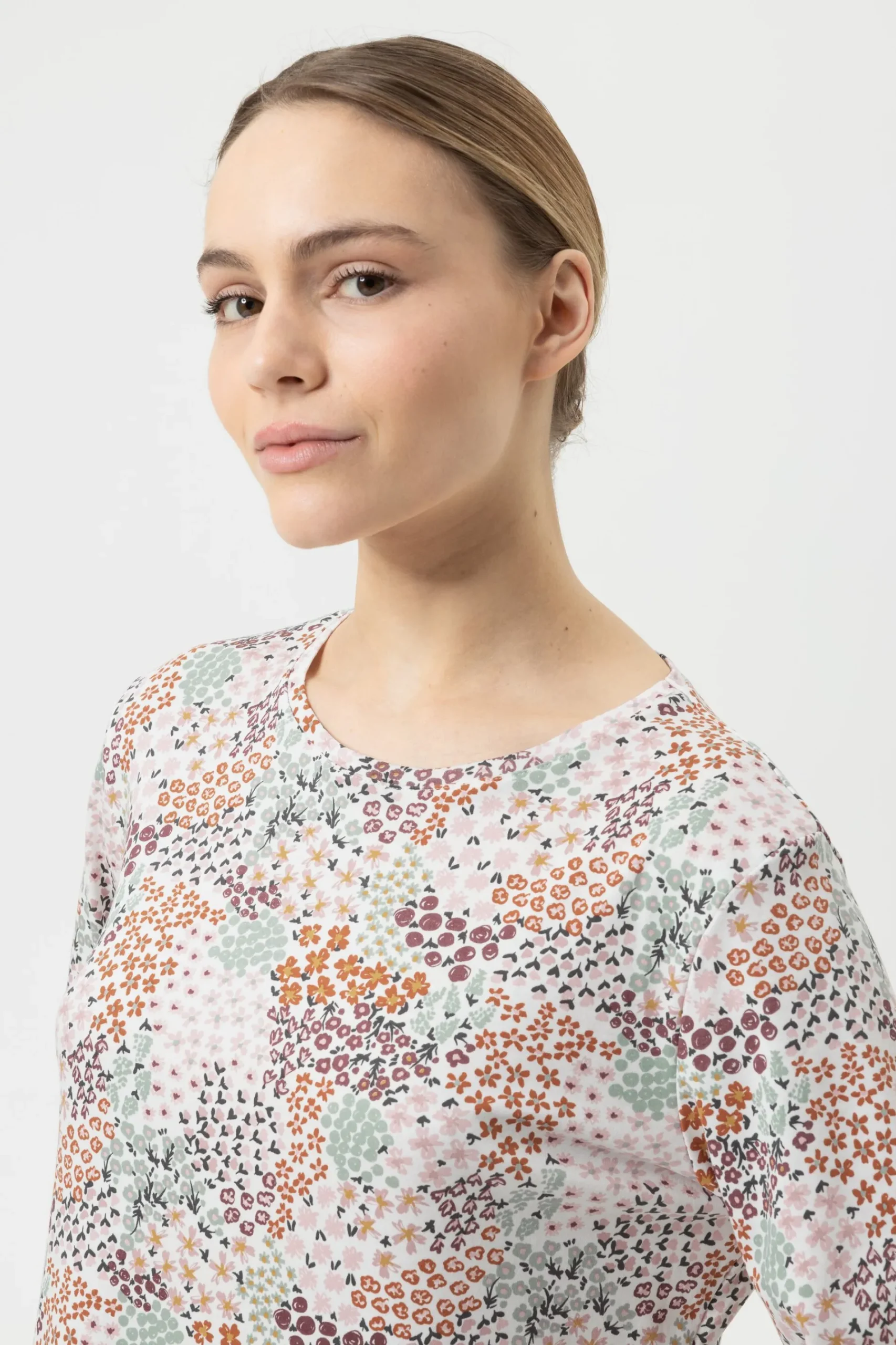 DAMES Mey Nachthemden*Nachthemd met lange mouwen Serie Flower Bed