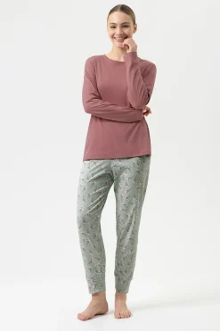 DAMES Mey Pyjama's*Pak 7/8 lang, lange mouwen Serie Blooming Buds