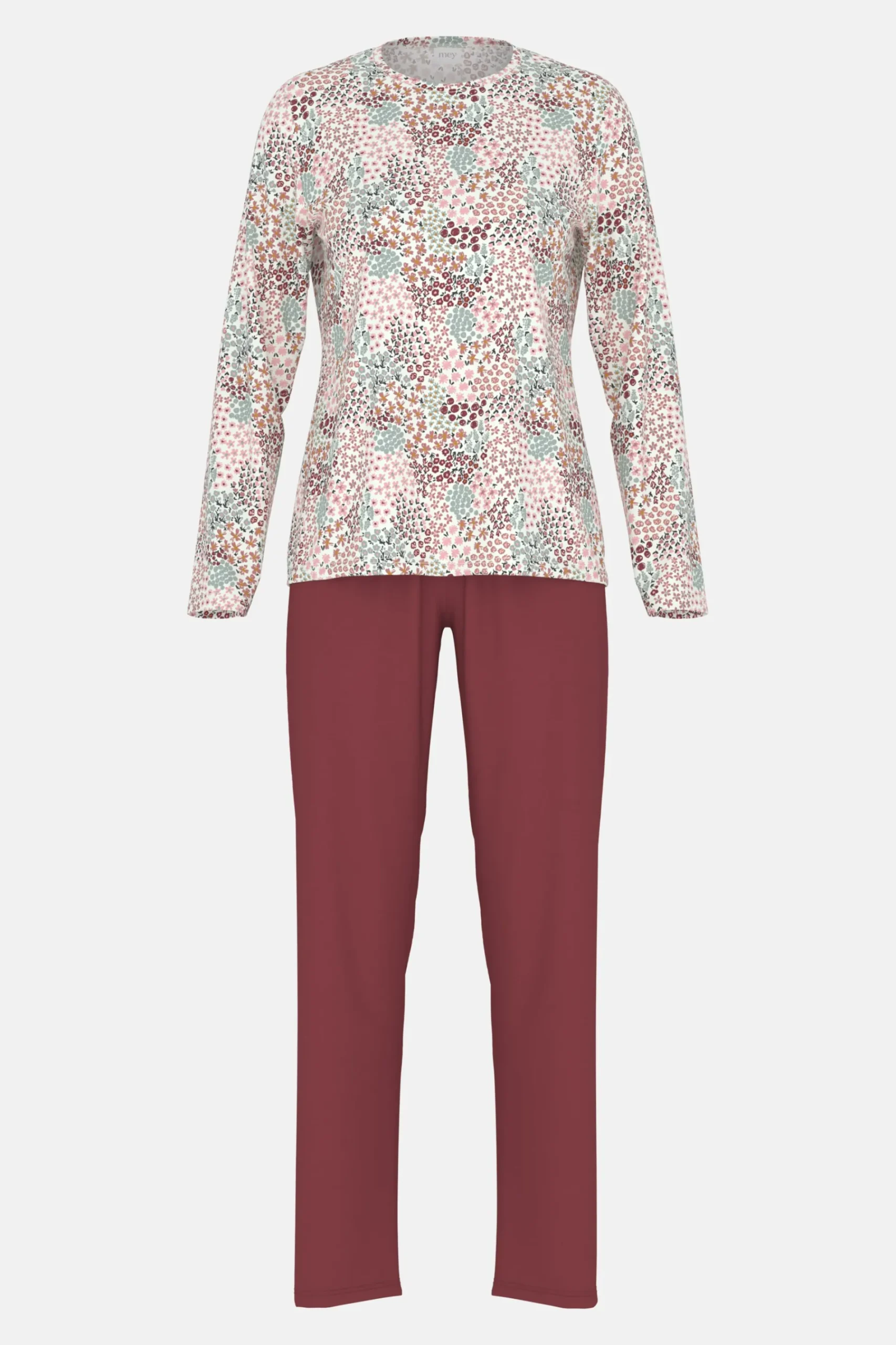 DAMES Mey Pyjama's*Pak lang Serie Flower Bed