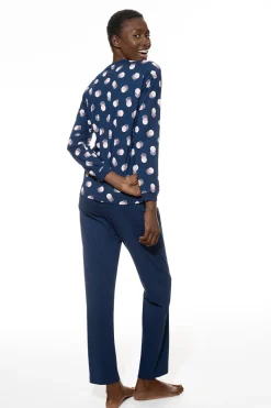 DAMES Mey Pyjama's*Pyjama Serie Scribbled Dots