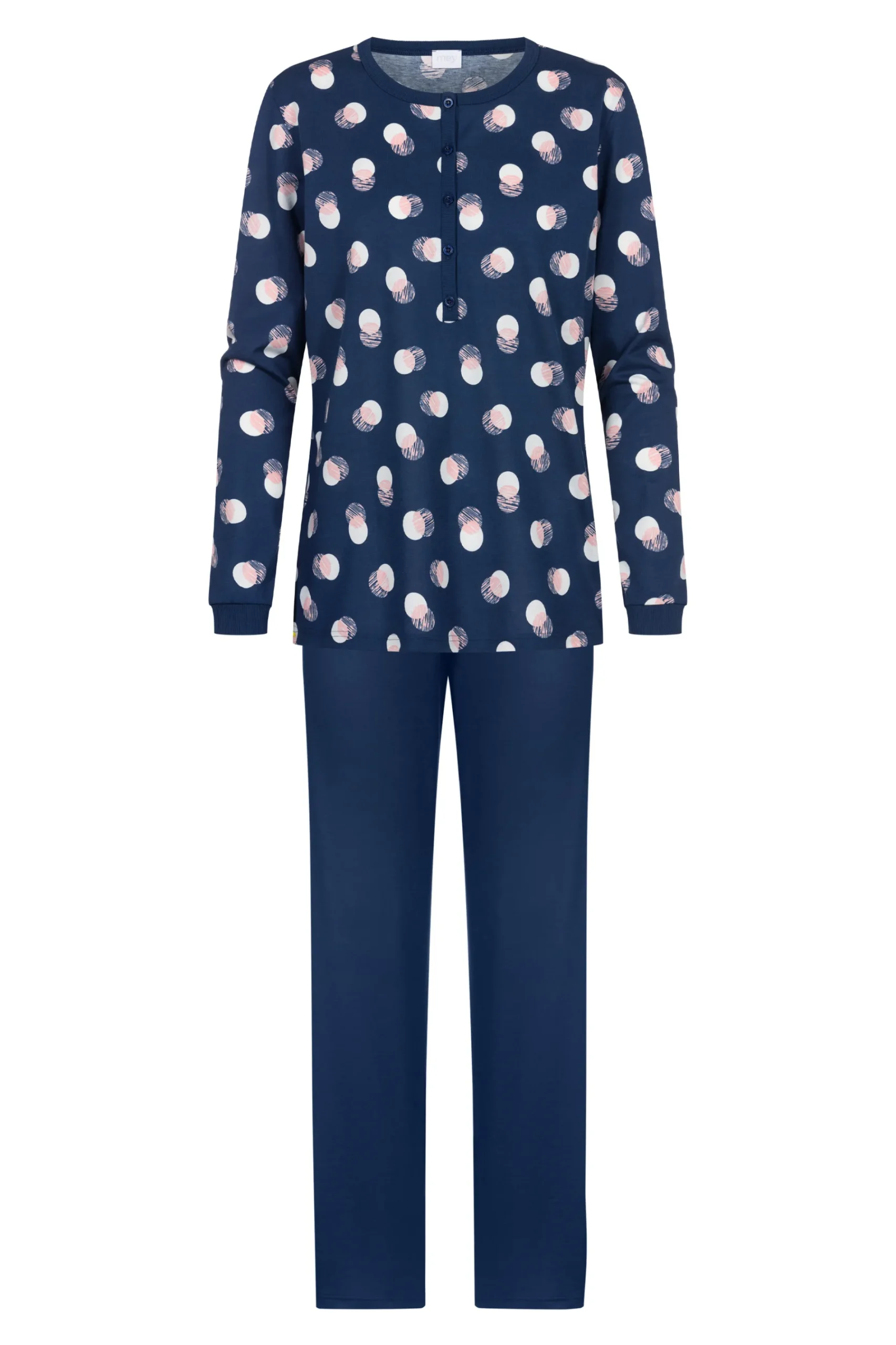 DAMES Mey Pyjama's*Pyjama Serie Scribbled Dots