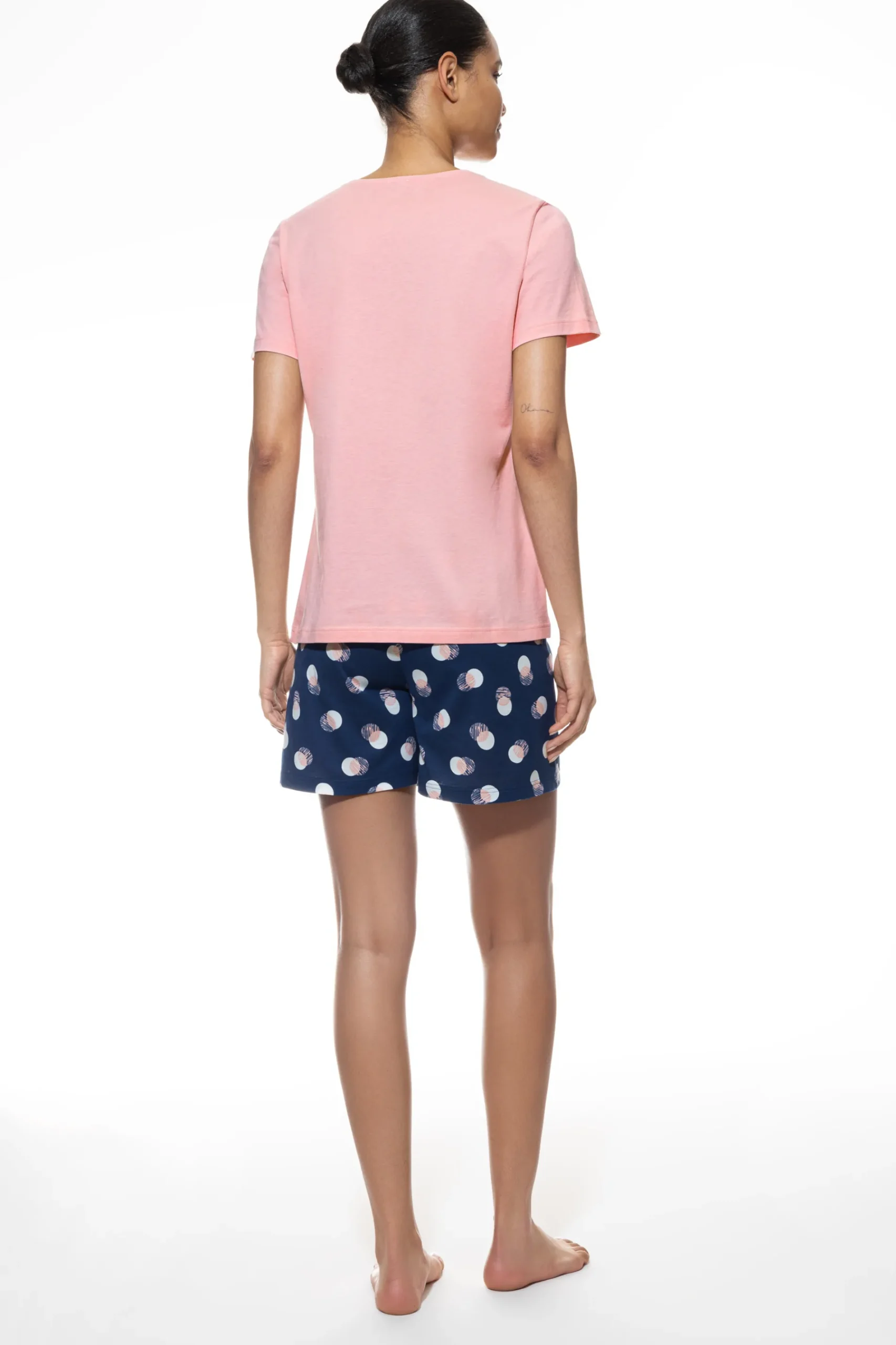 DAMES Mey Pyjama's*Pyjama Serie Scribbled Dots