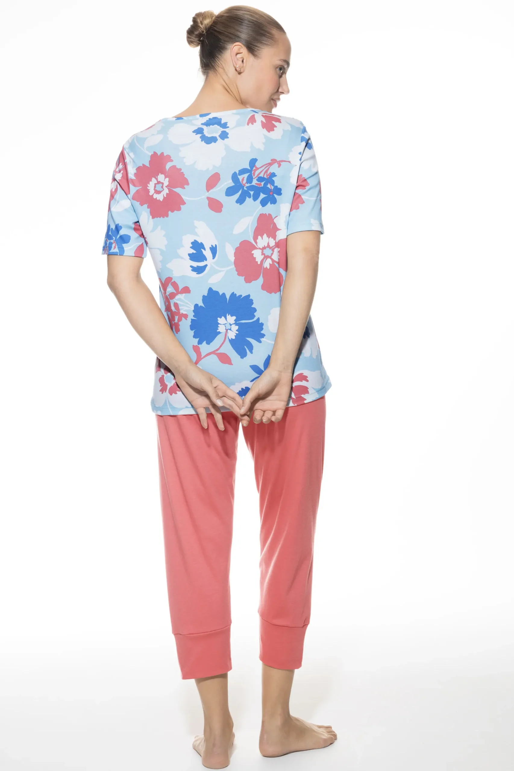 DAMES Mey Pyjama's*Pyjama Serie Springrose