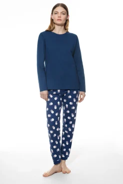 DAMES Mey Pyjama's*Pyjama kort Serie Scribbled Dots