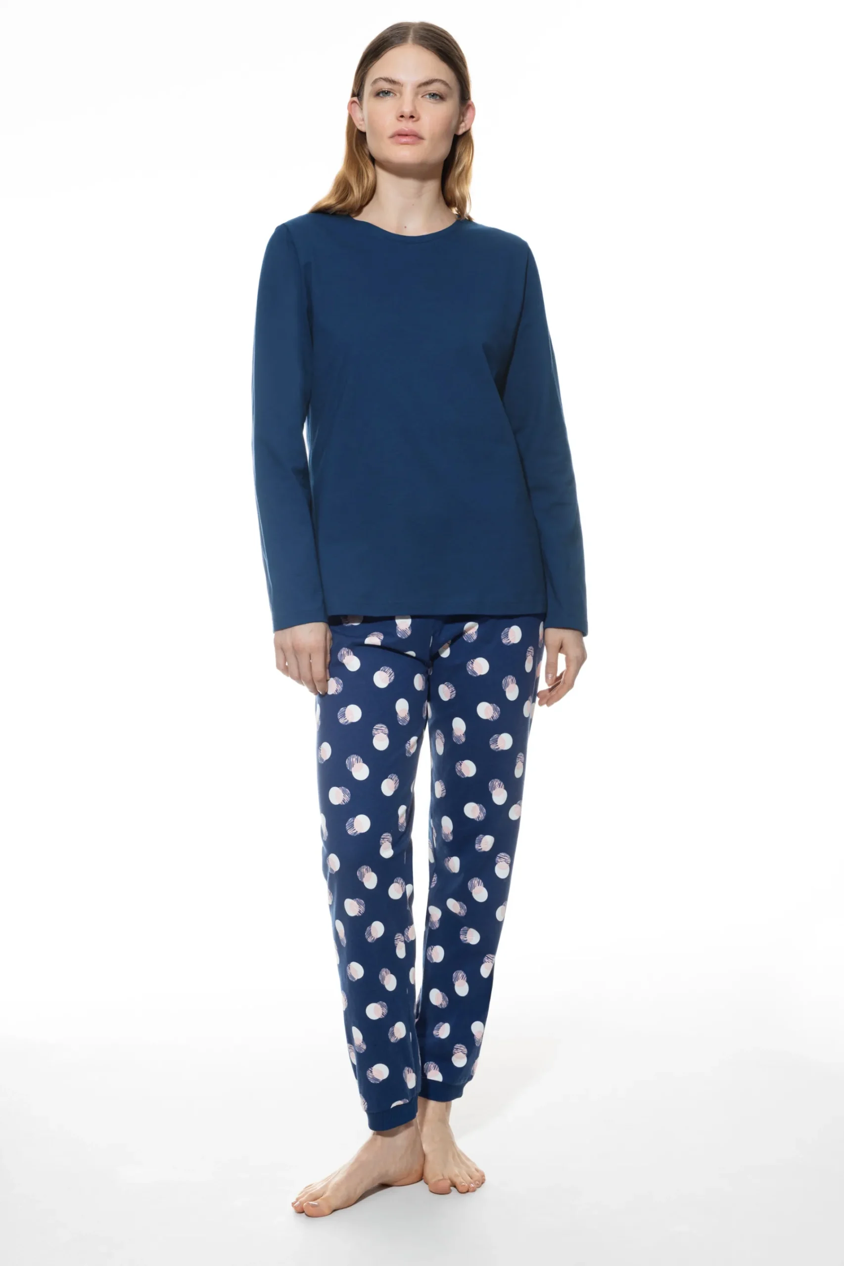 DAMES Mey Pyjama's*Pyjama kort Serie Scribbled Dots