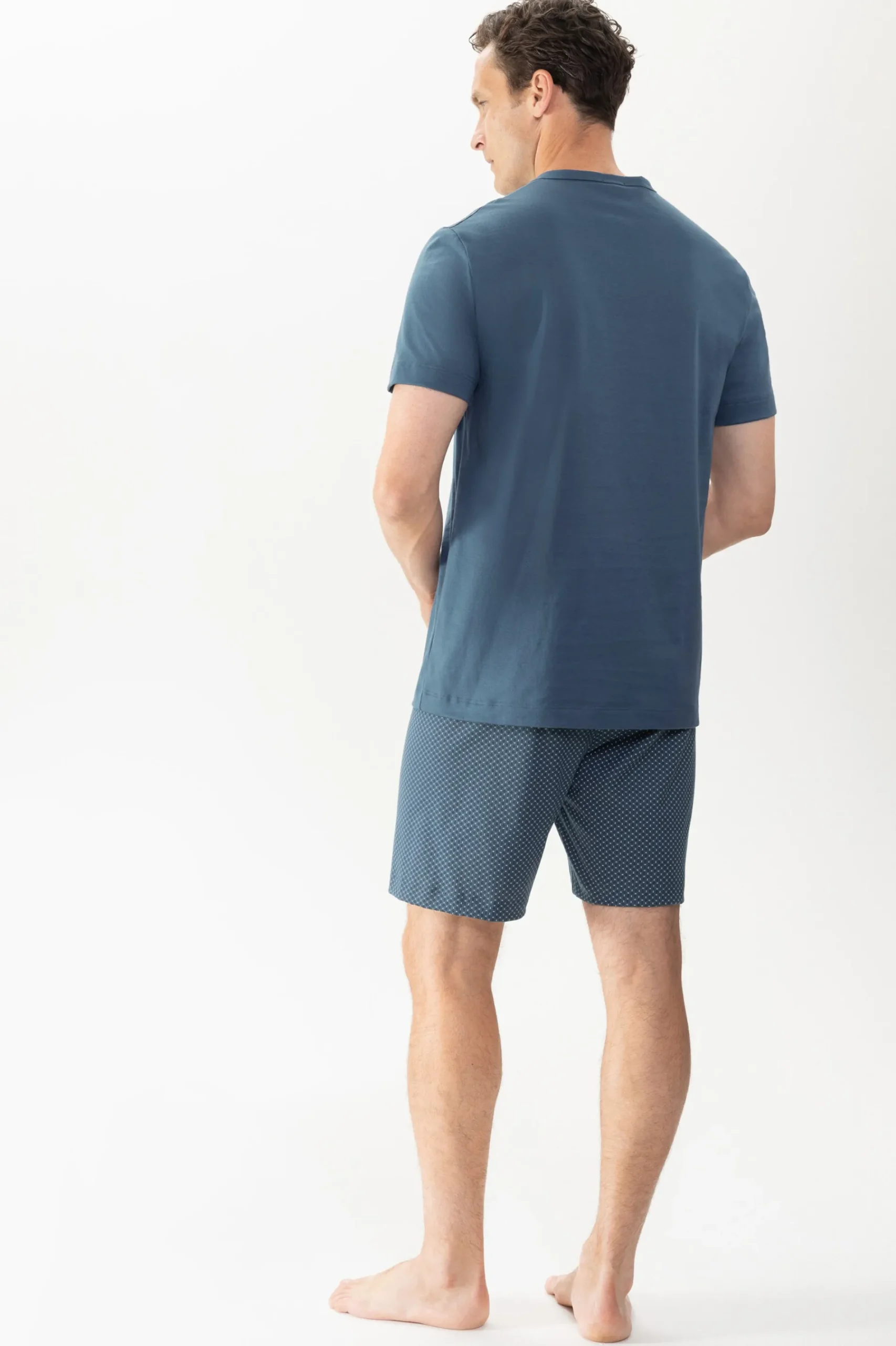 Heren Mey Pyjama's*Pyjama kort Serie Easy Geo