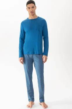 Heren Mey Pyjama's*Pyjama lang Serie Blue Flower