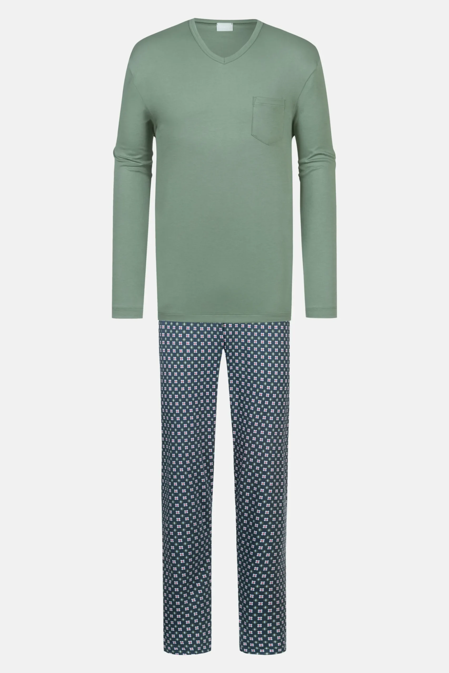 Heren Mey Pyjama's*Pyjama lang Serie Gentlemen Geo