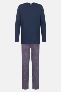 Heren Mey Pyjama's*Pyjama lang Serie Red Tile