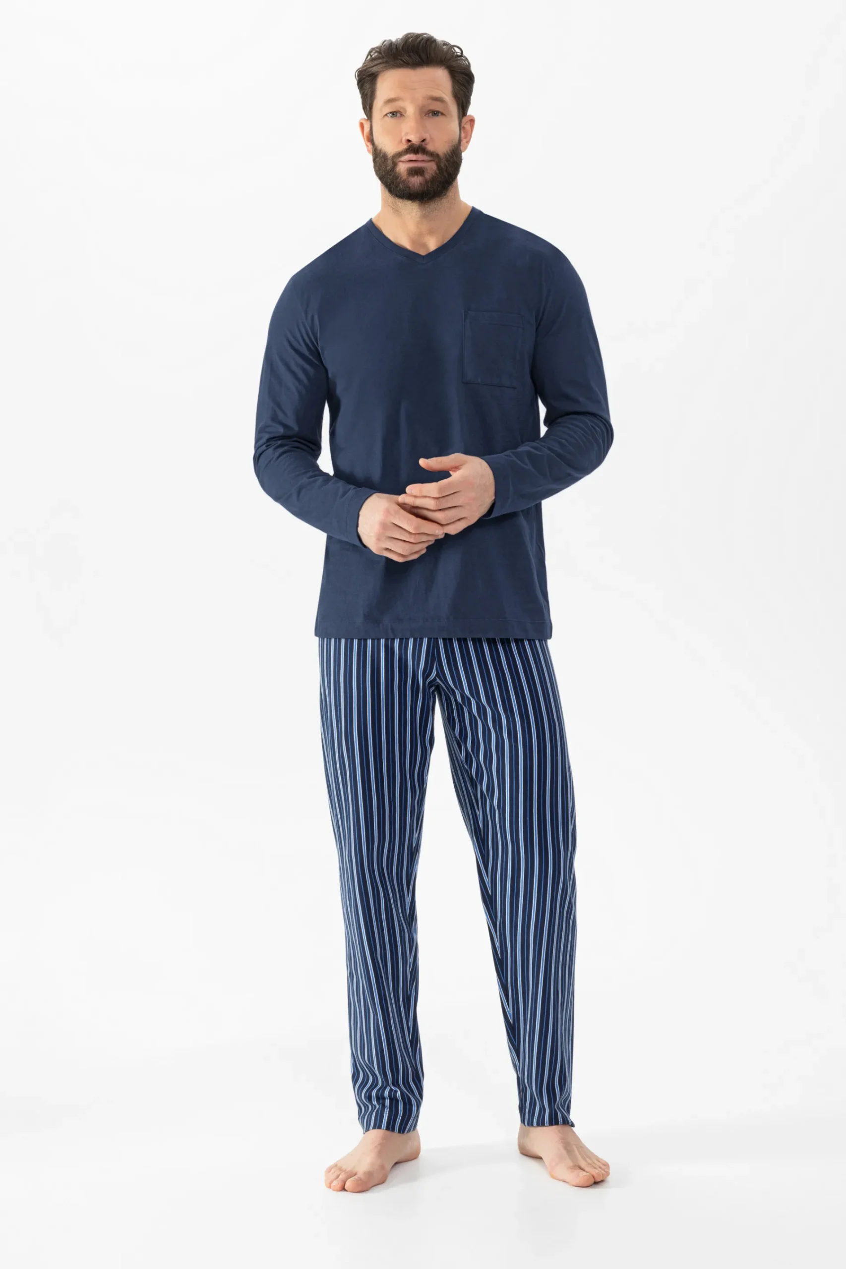 Heren Mey Pyjama's*Pyjama lang Serie Straight