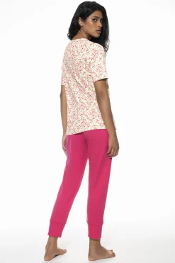 DAMES Mey Pyjama's*Pyjama 7/8-lang Serie Petites Fleurs