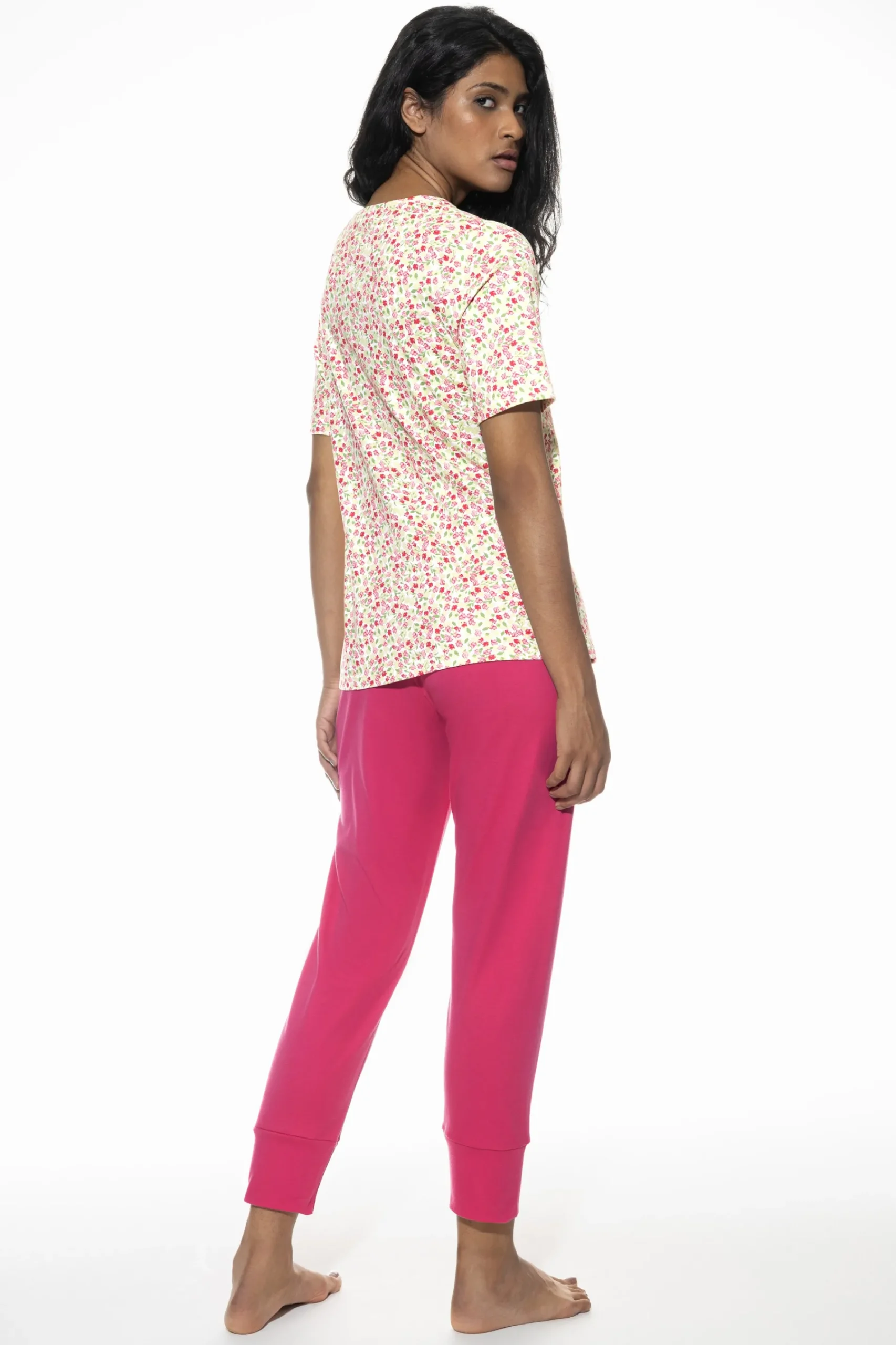 DAMES Mey Pyjama's*Pyjama 7/8-lang Serie Petites Fleurs