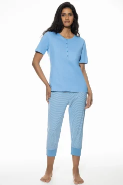 DAMES Mey Pyjama's*Pyjama 3/4-lang, korte mouwen Serie Small Stripes