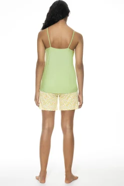 DAMES Mey Pyjama's*Pyjama met spaghettibandjes Serie Lemon Dots
