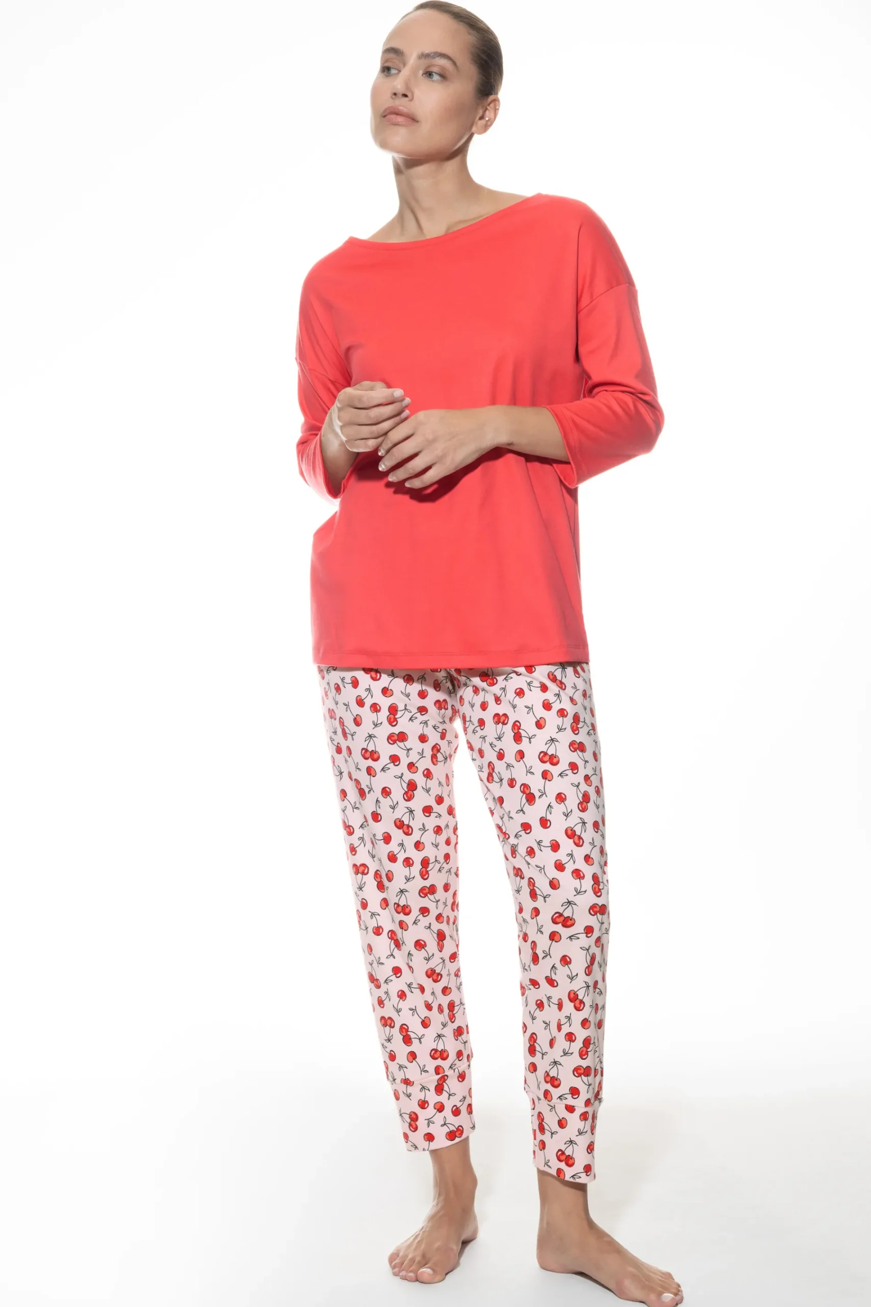 DAMES Mey Pyjama's*Pyjamaset Serie Cherry Rush