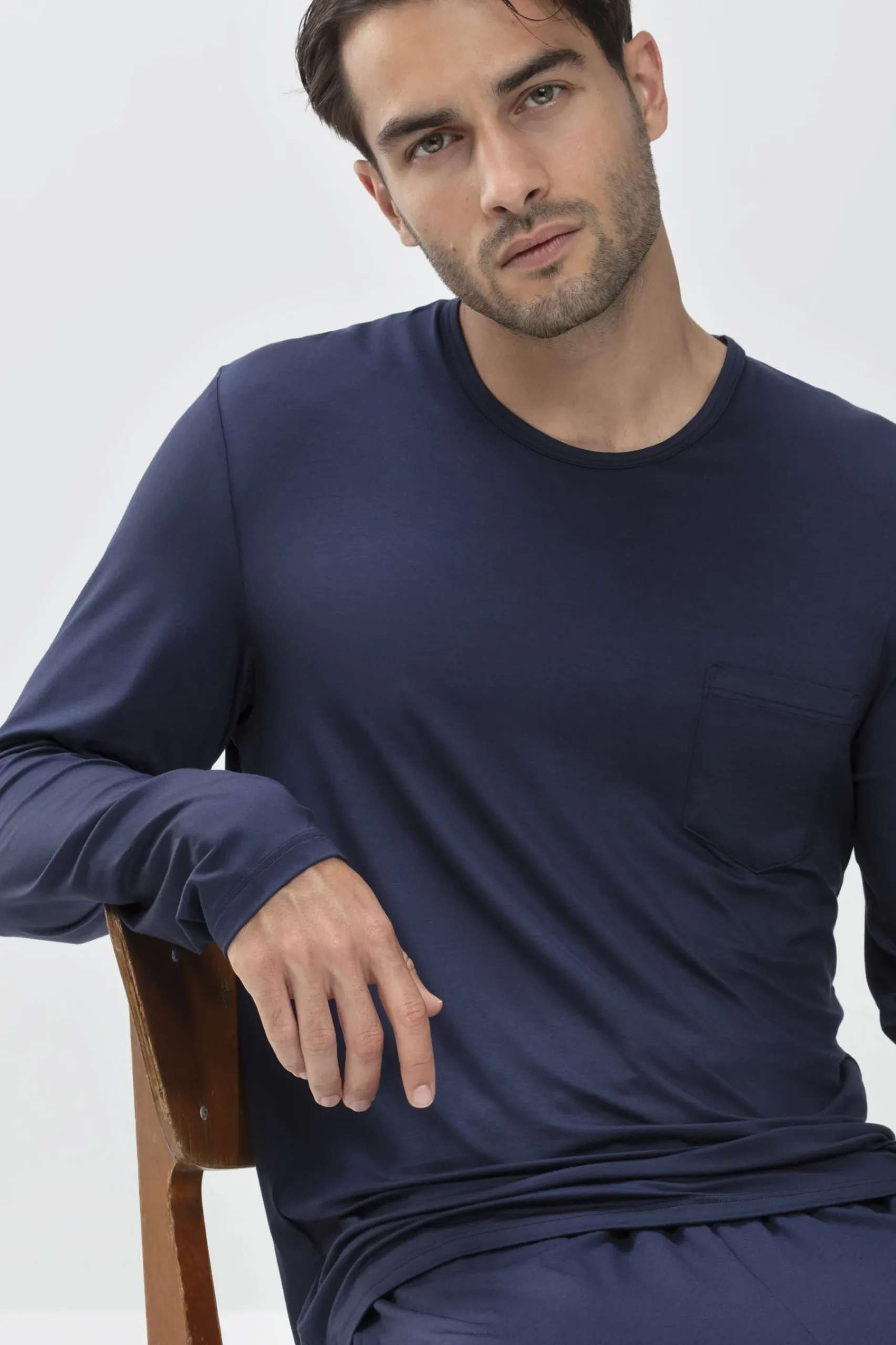 Heren Mey Bovenstukken|Mix & Match*Shirt met lange mouwen Serie Jefferson