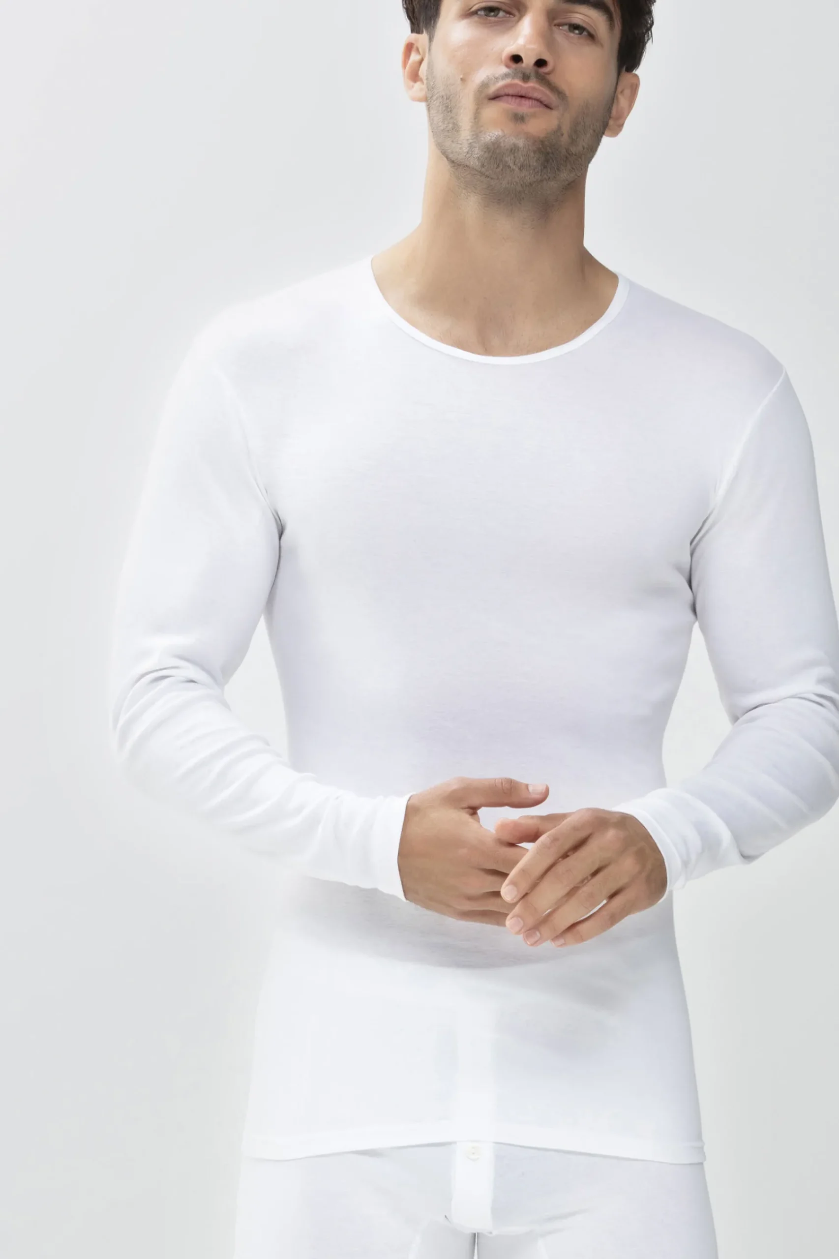 Heren Mey Ondershirts*Shirt met lange mouwen Serie Casual Cotton