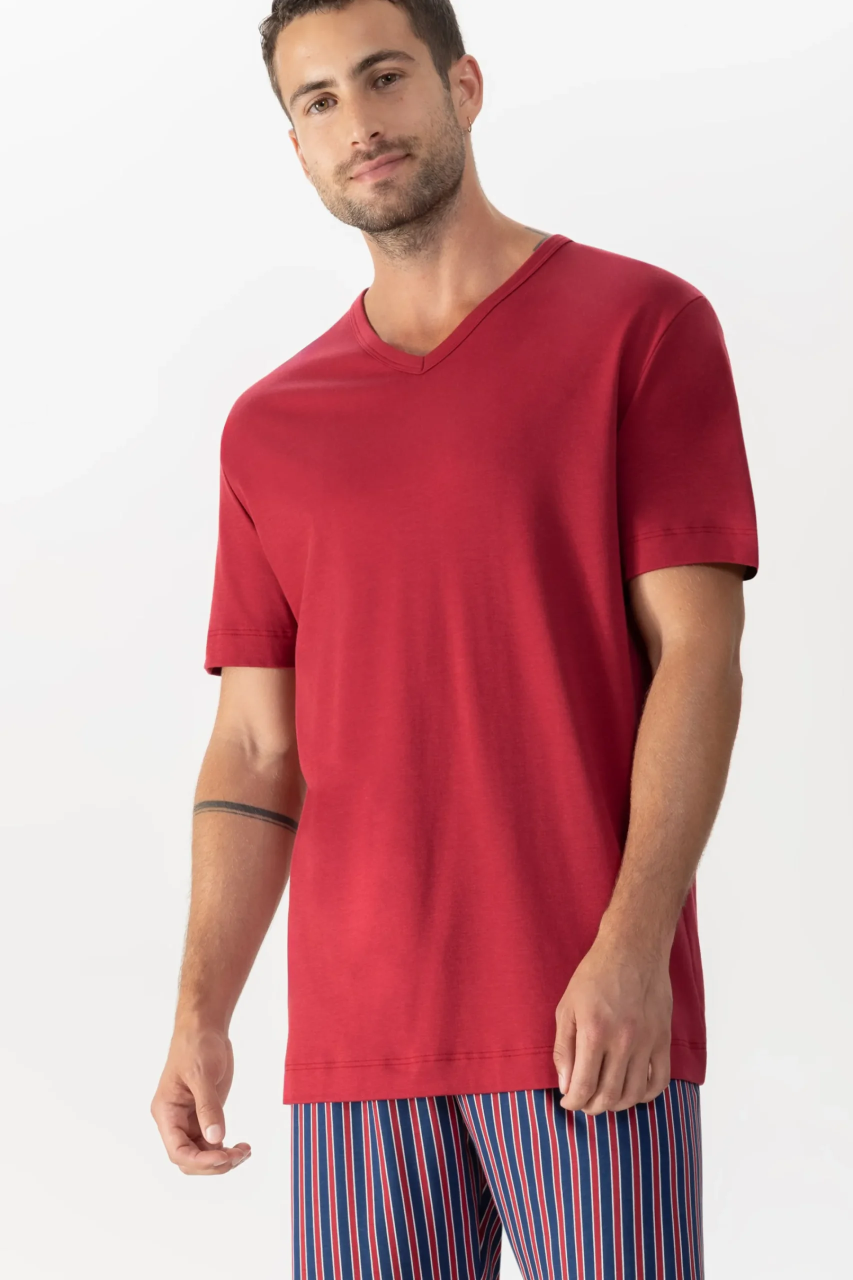 Heren Mey T-Shirt|Bovenstukken*T-shirt Serie Solid Night
