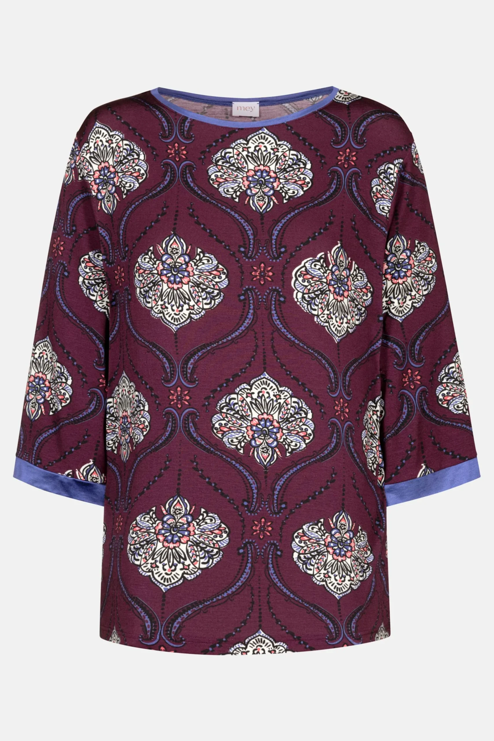 DAMES Mey Bovenstukken|Mix & Match*T-shirt 3/4 mouw Serie Mysterious Ornaments