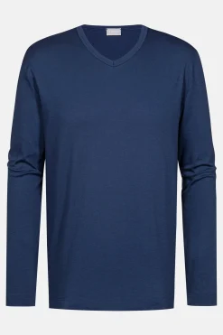 Heren Mey Bovenstukken|Mix & Match*T-shirt met lange mouwen Serie Solid Night