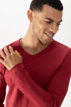 Heren Mey Bovenstukken|Mix & Match*T-shirt met lange mouwen Serie Solid Night