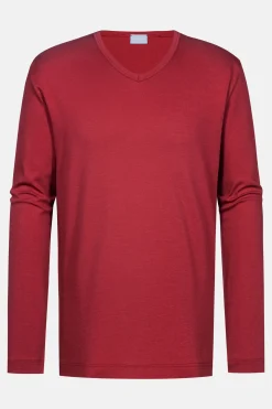 Heren Mey Bovenstukken|Mix & Match*T-shirt met lange mouwen Serie Solid Night