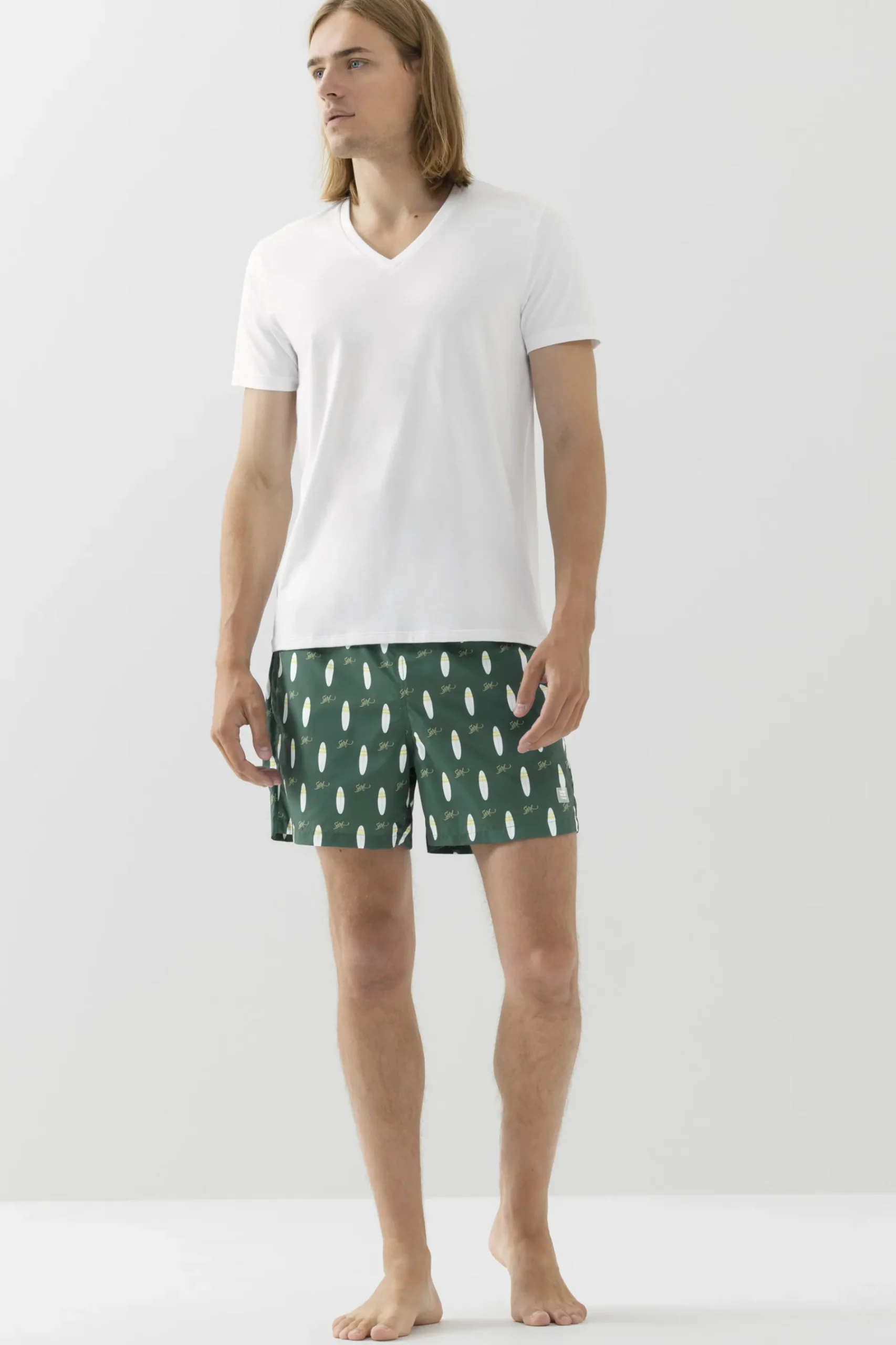 Heren Mey T-Shirt|Bovenstukken*V-hals Dry Cotton Colour