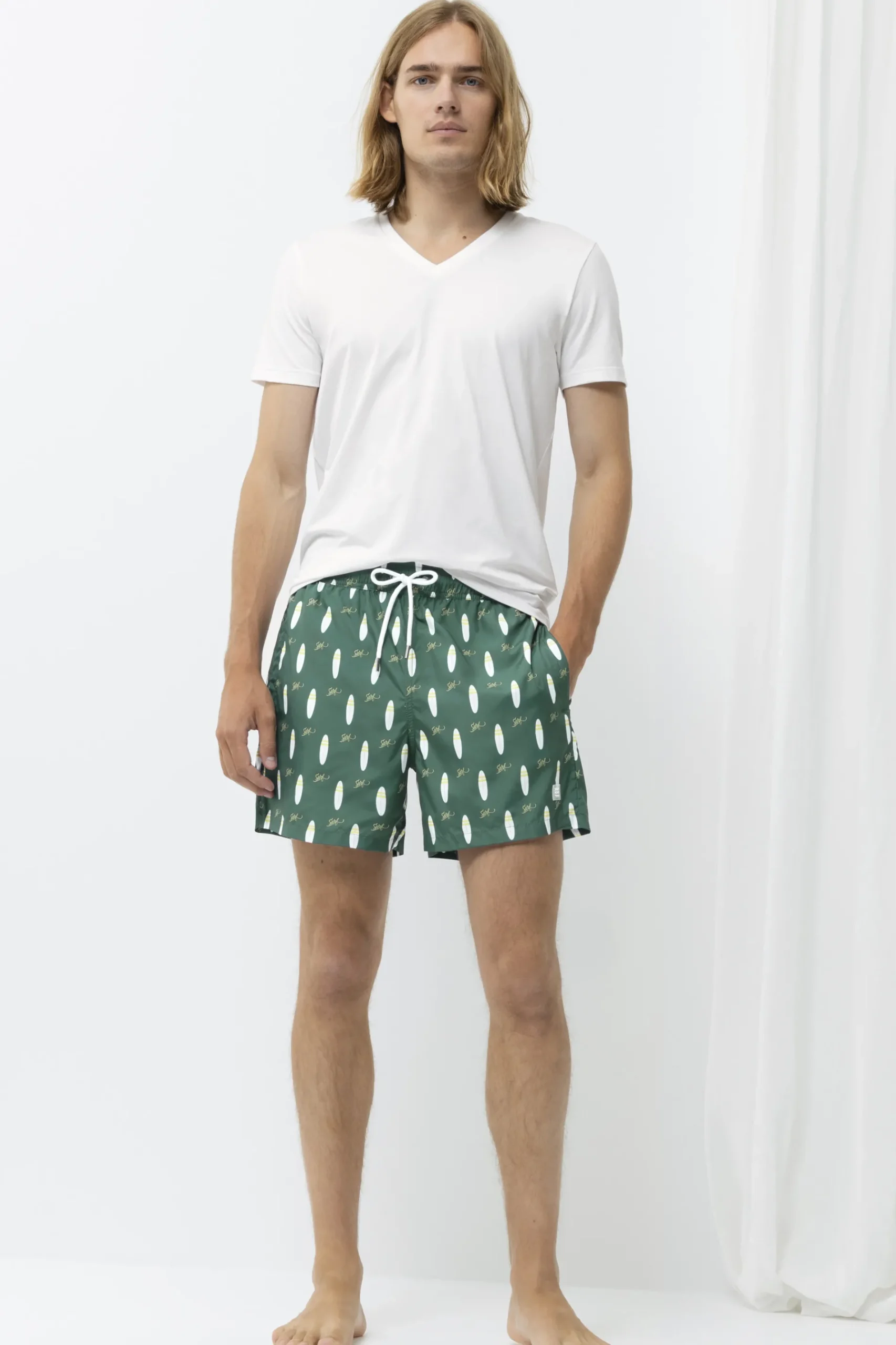 Heren Mey T-Shirt|Bovenstukken*V-hals Dry Cotton Colour