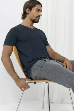 Heren Mey T-Shirt|Bovenstukken*V-hals Dry Cotton Colour